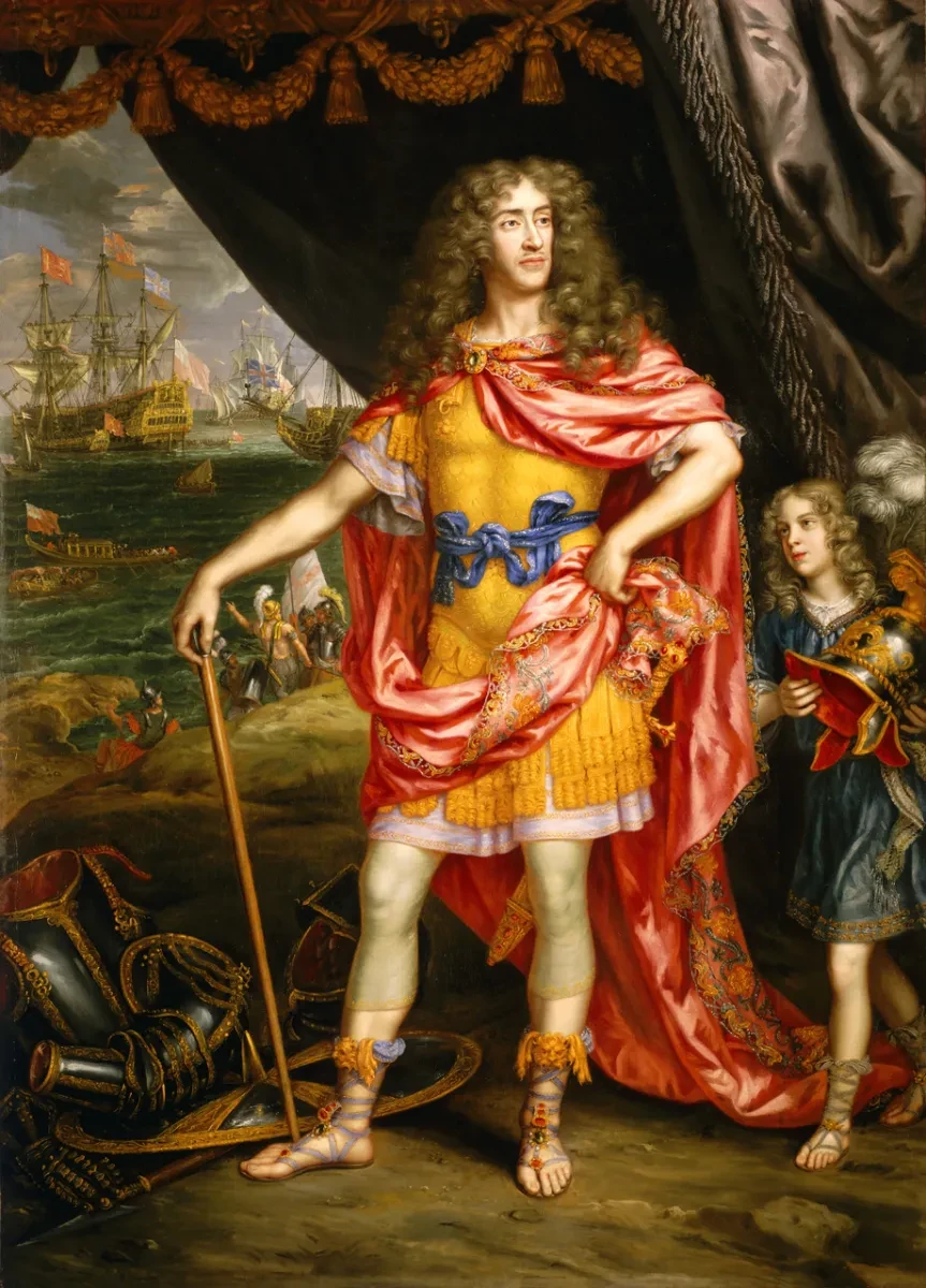 King James II, portrayed in Roman dress by Henri Gascar